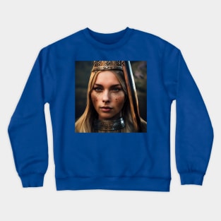 Viking Shield Maiden Crewneck Sweatshirt